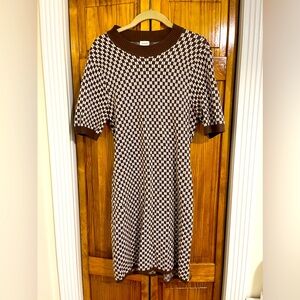 Abercrombie and finch sweater dress size large; never worn!